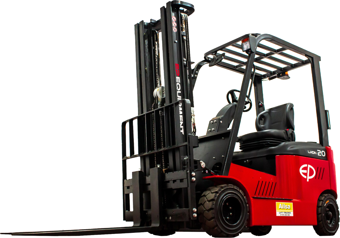 Forklift operator working at warehouse in Piccadilly Circus - W1